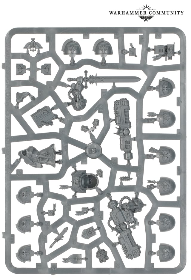 Part of the new Dark Angels upgrade sprue featured in the Deathwing Assault box set.