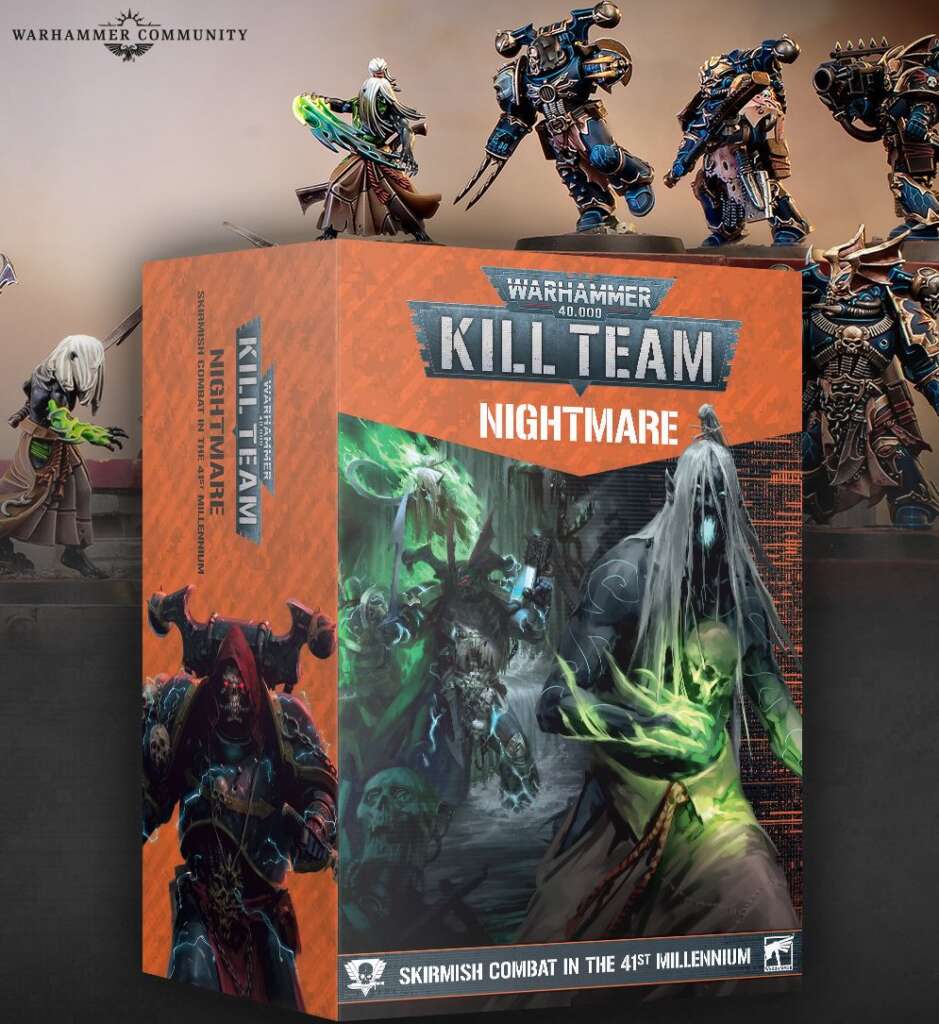 Warhammer Official on X: Kill Team: Nightmare will have you frightened of  your own shadow! Take a look at the new miniatures in all their gory glory:   #WarhammerCommunity #LVO2024   /