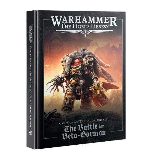 The cover to the new Warhammer: The Horus Hersey campaign book "The Battle for Beta-Garmon."