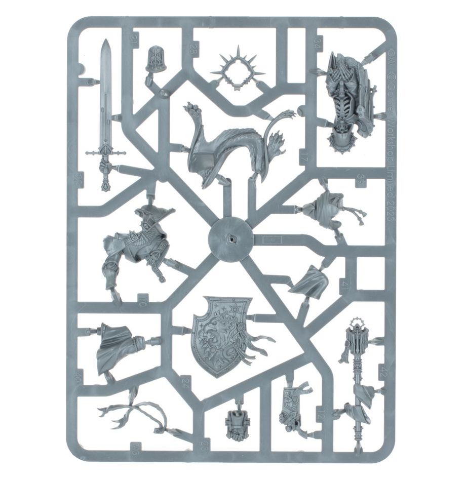 The second set of sprues included with the new Lion El'Jonson model for Warhammer 40K 10th edition.