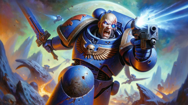 5 Terminators + Capitaine space marine en Armure Terminator Black templars officiels warhammer 40000 - Jeux & Jouets
