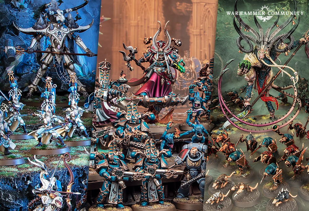 A collection of miniatures that were submitted into past Warhammer Armies on Parade contests.