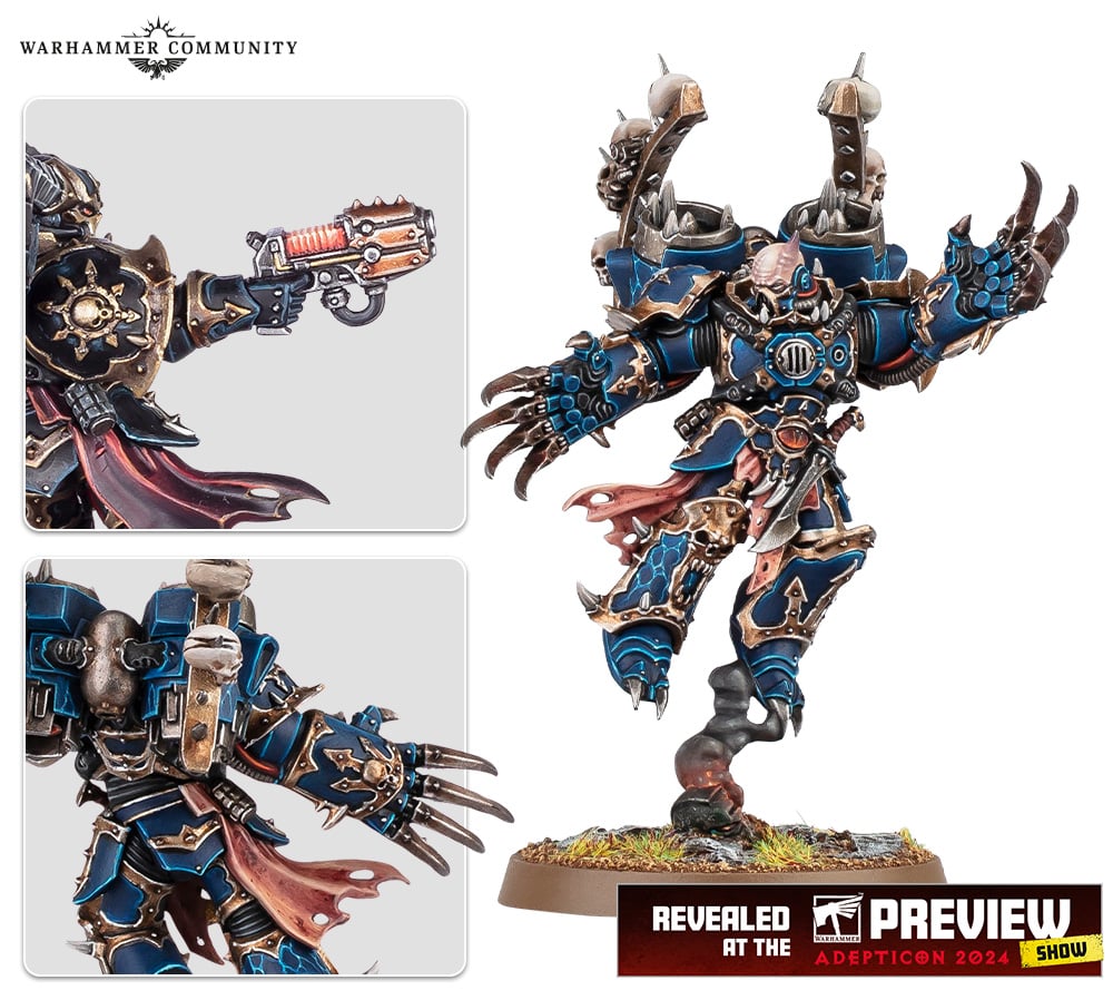 New Chaos Lord Space Marines (First Look) | Warhammer 40K Miniatures